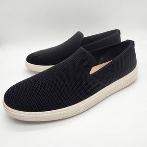 ROTHY'S Ravello Men's Slip On Sneaker Bkack and White Size 10